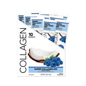 Collagen: Blue Hawaii Super Collagen Mix (10 Single Serving Stick Packs)